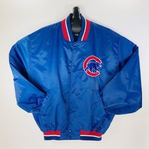 Vintage CHICAGO CUBS Satin Starter Jacket XL